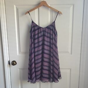 Women's Purple Patterned Sleepwear
